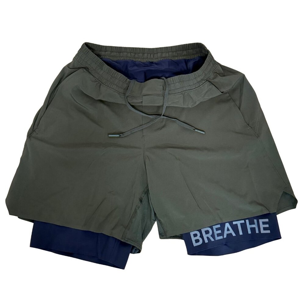 Lululemon Pace Breaker Lined Short 5” in Olive | Men's Medium | Great Condition